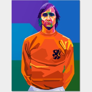 Johan Cruyff Wpap Pop Art Posters and Art